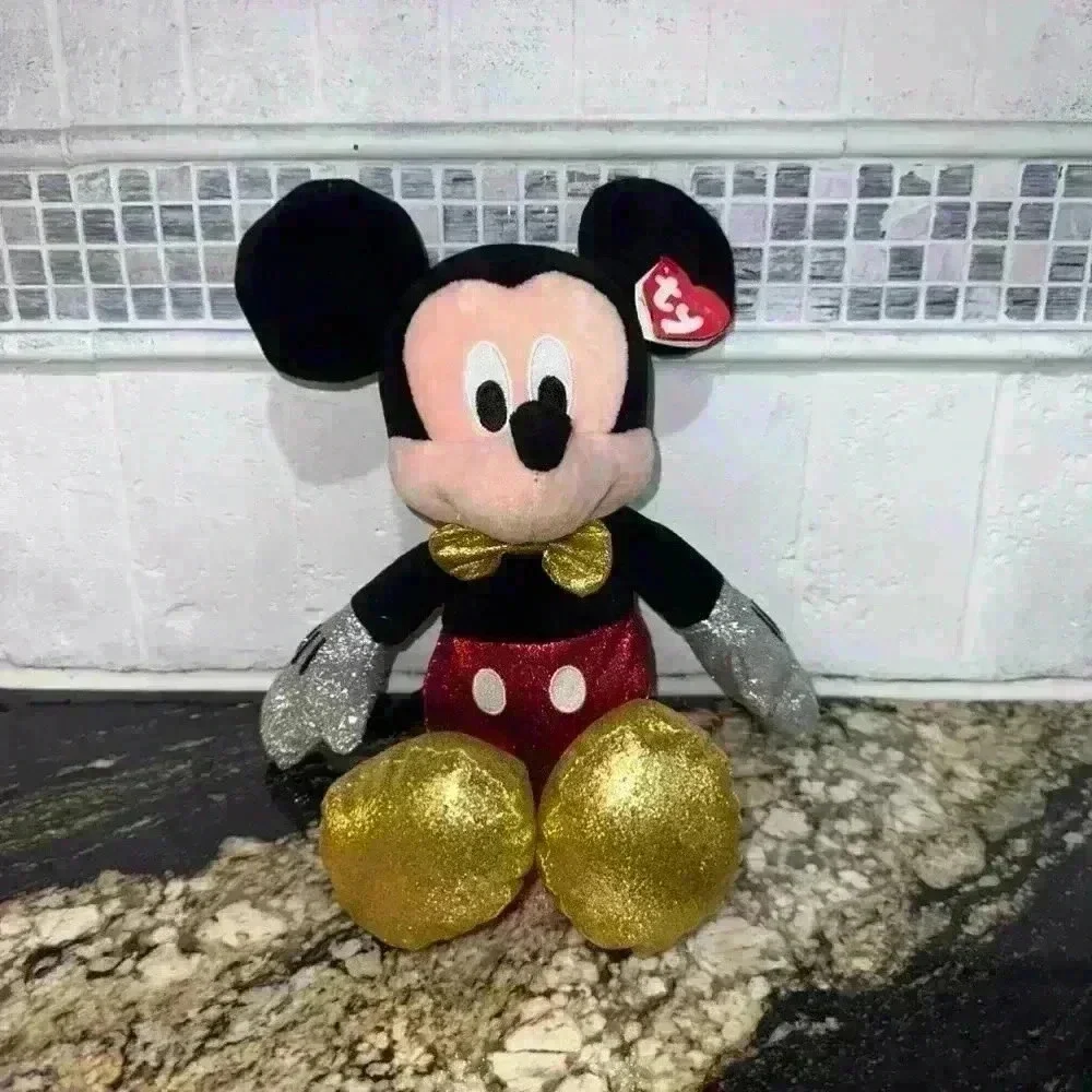 Ty Beanie Buddy Mickey Mouse Plush Toy One Size Black Red
